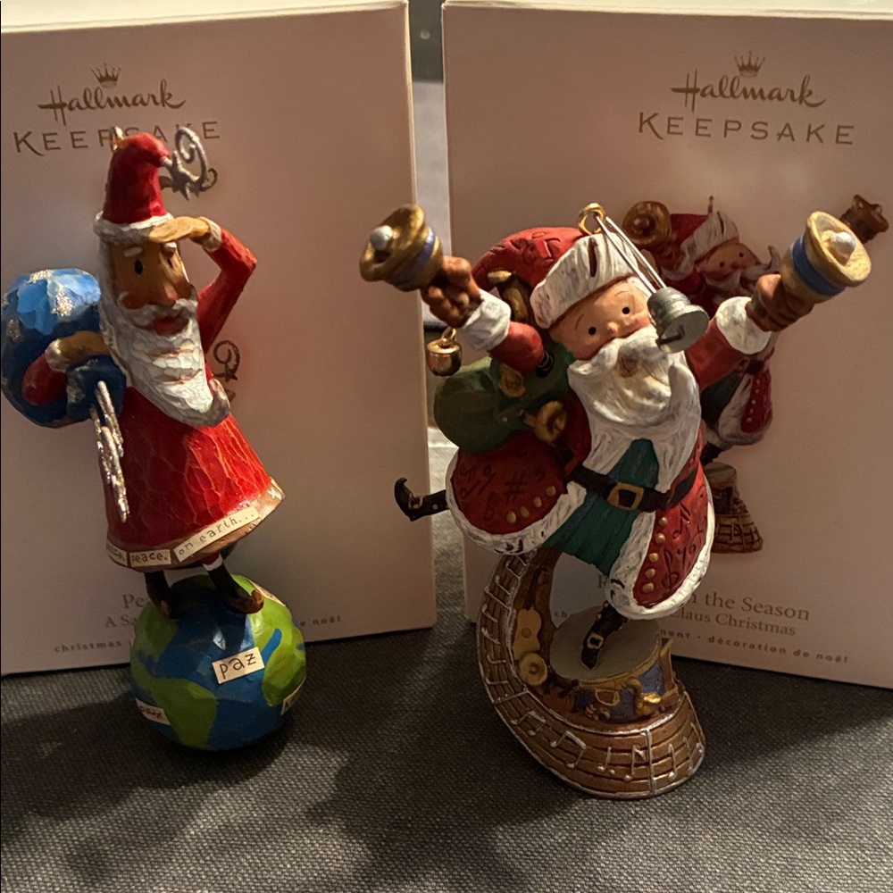 Santa Hallmark Keepsake ornaments